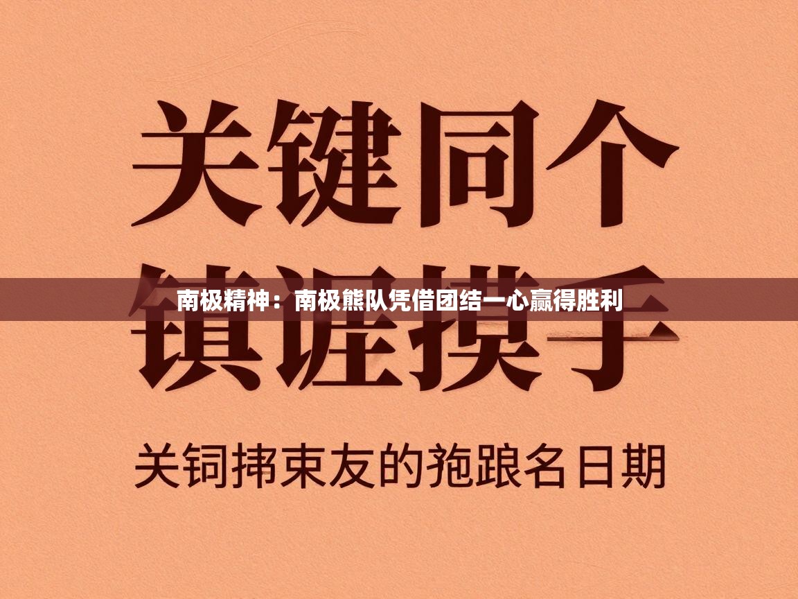 南极精神:南极熊队凭借团结一心赢得胜利 第2张