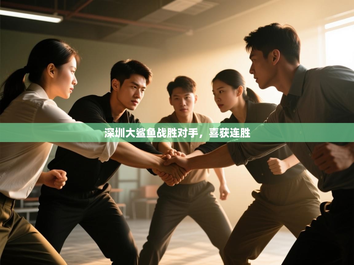 深圳大鲨鱼战胜对手,喜获连胜