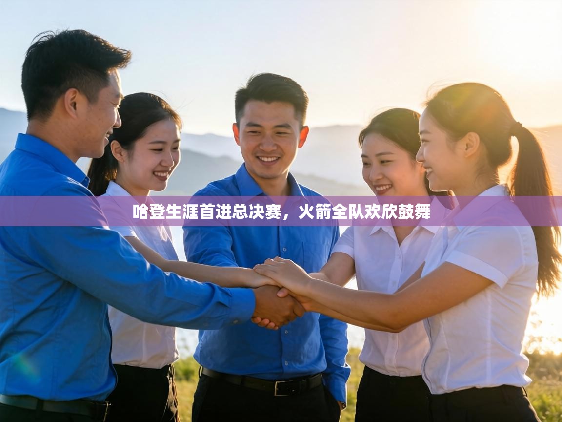 哈登生涯首进总决赛，火箭全队欢欣鼓舞  第1张